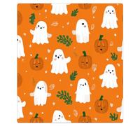Mexpekil Autocollant magnétique pour lave-vaisselle, motif fantômes, citrouilles d'Halloween, 53,3 x 66 cm, autocollant décoratif pour porte d'entrée, panneau magnétique imperméable pour cuisine