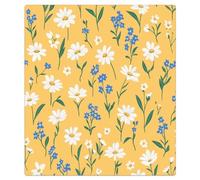 Mexpekil Autocollant magnétique pour lave-vaisselle Motif petites marguerites 53,3 x 66 cm