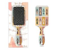 Mexpekil Brosse à cheveux démêlante colorée avec empreintes de pattes de chien et de chat - Brosse à cheveux humides et secs - Peigne à coussin d'air pour IDS, filles, femmes, hommes
