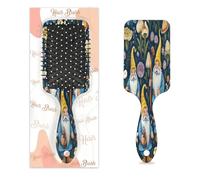 Mexpekil Brosse à cheveux démêlante en forme de nains de fleurs et champignons - Brosse à cheveux humides et secs - Peigne de massage à coussin d'air pour filles, femmes et hommes