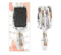 Mexpekil Brosse à cheveux démêlante en forme d'empreinte de patte de chien - Brosse à cheveux humides et secs - Peigne de massage à coussin d'air pour filles et femmes