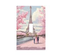 Mexpekil Cache d'interrupteur romantique Tour Eiffel 1 interrupteur à bascule unique Plaque murale décorative pour la maison et le bureau