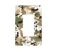 Mexpekil Cache interrupteur camouflage 1 interrupteur simple à bascule plaque murale décorative pour la maison et le bureau