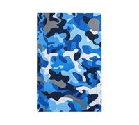 Mexpekil Cache interrupteur camouflage bleu ciel 1 interrupteur simple vierge plaque murale décorative pour la maison et le bureau