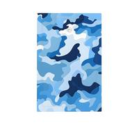 Mexpekil Cache interrupteur camouflage bleu clair 1 gang simple vierge couverture murale décorative pour la maison et le bureau