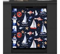 Mexpekil Cache magnétique pour lave-vaisselle Motif phare