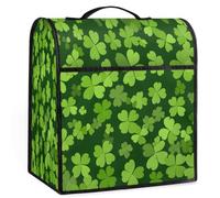 Mexpekil Clover Housse de protection universelle pour mixeur sur pied avec poignée supérieure et poches Vert 5 à 8 litres