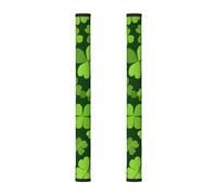 Mexpekil Clover Lot de 2 couvre-poignées de réfrigérateur Vert