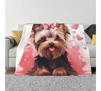 Mexpekil Couverture polaire douce et chaude avec nœud papillon - Couverture décorative en flanelle pour lit, canapé, voyage, 76 x 102 cm