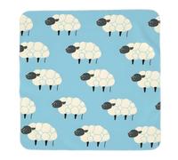 Mexpekil Couverture pour bébé - Couverture douce pour nouveau-né - Motif mouton - 90 x 90 cm