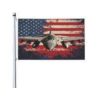 Mexpekil Drapeau double face de 0,9 x 1,5 m pour extérieur - Drapeau des États-Unis - Art patriotique - Bannière d'extérieur avec œillets métalliques - Drapeau de maison pour cour, pelouse, terrasse
