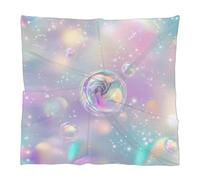 Mexpekil Écharpe carrée en soie aux couleurs pastel pour femme, bandeau à cheveux, écharpes en satin, bandanas, foulard, cadeau pour femme