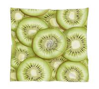 Mexpekil Foulard carré pour femme en soie vert kiwi fruits verts châles et enveloppes, bandanas légers cadeaux pour femme, écharpes pour mariage, été, plage