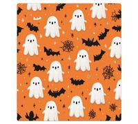 Mexpekil Ghosts Bats Spider Couvercle magnétique pour lave-vaisselle 53,3 x 66 cm Autocollant décoratif pour porte d'entrée étanche Panneau magnétique