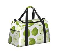 Mexpekil Grand sac de sport à main imperméable pliable pour voyage, sport, danse, Tranches de pomme verte, One Size, Classique