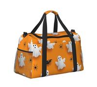 Mexpekil Grand sac de sport à main imperméable pliable pour voyage, sport, gym, danse, Araignée chauve-souris fantôme 3D, Taille unique