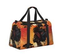 Mexpekil Grand sac de sport à main imperméable pliable pour voyage, sport, gym, danse, Fille africaine, Taille unique