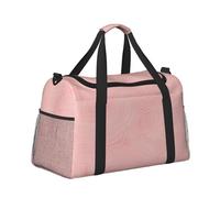 Mexpekil Grand sac de sport à main imperméable pliable pour voyage, sport, gym, danse, Lignes roses, Taille unique