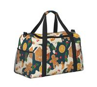 Mexpekil Grand sac de sport à main imperméable pliable pour voyage, sport, gym, danse, Motif canne à sucre d'orge, Taille unique