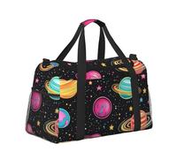 Mexpekil Grand sac de sport à main imperméable pliable pour voyage, sport, gym, danse, Planètes Étoiles Univers, Taille unique