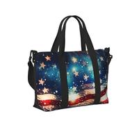 Mexpekil Grand sac de voyage imperméable pour le sport, la gym, le week-end, pour homme et femme, Art du drapeau américain, Taille unique