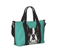 Mexpekil Grand sac de voyage imperméable pour le sport, la gym, le week-end, pour homme et femme, Boston Terrier, Taille unique