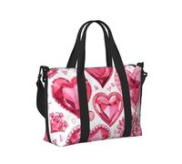 Mexpekil Grand sac de voyage imperméable pour le sport, la gym, le week-end, pour homme et femme, Cœurs d'amour en diamant, Taille unique