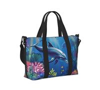 Mexpekil Grand sac de voyage imperméable pour le sport, la gym, le week-end, pour homme et femme, Dauphin sous-marin, Taille unique