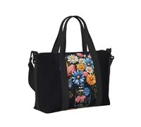 Mexpekil Grand sac de voyage imperméable pour le sport, la gym, le week-end, pour homme et femme, Vase à fleurs, Taille unique