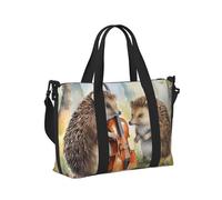 Mexpekil Grand sac de voyage imperméable pour le sport, la gym, le week-end, pour homme et femme, Violon hérisson, Taille unique