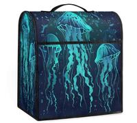 Mexpekil Housse de protection universelle avec poignée supérieure et poches - Motif méduse bleue - 5 à 8 litres