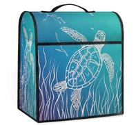 Mexpekil Housse de protection universelle avec poignée supérieure et poches Motif tortue de mer 5 à 8 litres