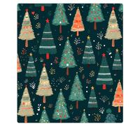 Mexpekil Housse magnétique pour lave-vaisselle - 53,3 x 66 cm - Motif arbre vert de Noël - Imperméable - Décoration magnétique - Pour appareils de cuisine