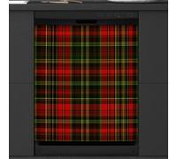 Mexpekil Housse magnétique pour lave-vaisselle Motif écossais Buffalo Check | Housses décoratives réutilisables pour lave-vaisselle - Panneau avant magnétique - 58,4 x 66 cm - Autocollant pour appareils