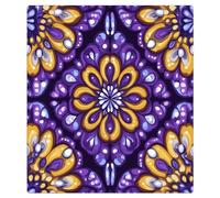 Mexpekil Housse magnétique pour lave-vaisselle Motif fleurs mandalas