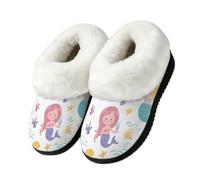 Mexpekil Jolies petites sirènes chaussons d'intérieur et d'extérieur, multicolore, 41/42 EU