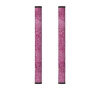 Mexpekil Lot de 2 couvre-poignées de réfrigérateur à paillettes roses