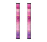 Mexpekil Lot de 2 couvre-poignées de réfrigérateur à paillettes roses et violettes
