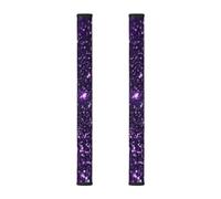 Mexpekil Lot de 2 couvre-poignées de réfrigérateur violettes à paillettes