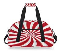 Mexpekil Mexpekil - Sac de sport de voyage pour filles et garçons - Sac à main étanche pour le sport, la danse, l'école, Tourbillon de canne à sucre d'orge