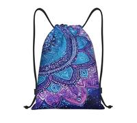 Mexpekil Petit sac de natation étanche avec cordon de serrage Motif mandala ethnique Violet, Totem ethnique Mandala Violet, S, Minimaliste