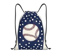 Mexpekil Petit sac étanche avec cordon de serrage pour bâton de baseball, Bâton de baseball Wave Point, M, Minimaliste