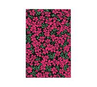 Mexpekil Petite plaque murale décorative pour interrupteur à motif floral rose foncé