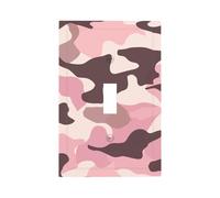 Mexpekil Plaque murale décorative pour interrupteur à bascule, motif camouflage rose