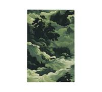 Mexpekil Plaque murale décorative pour interrupteur - Camouflage vert foncé - 1 interrupteur - Pour la maison et le bureau