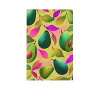 Mexpekil Plaque murale décorative pour interrupteur Motif branche d'avocats Rose