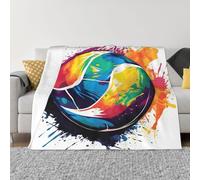 Mexpekil Rainbow Couverture polaire douce et chaude en flanelle décorative pour lit, canapé, canapé, voyage, 125 x 150 cm