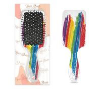 Mexpekil Rainbow Love Is Love Brosse à cheveux démêlante en forme de cœur pour cheveux secs et humides Peigne à coussin d'air pour filles femmes hommes