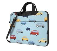 Mexpekil Sac à bandoulière étanche pour ordinateur portable avec sangle pour homme et femme, Cars de dessin animé., 15.6 Inch