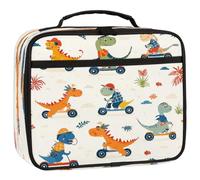 Mexpekil Sac à déjeuner isotherme réutilisable pour enfants, motif dinosaures, pour l'école, le pique-nique, le travail